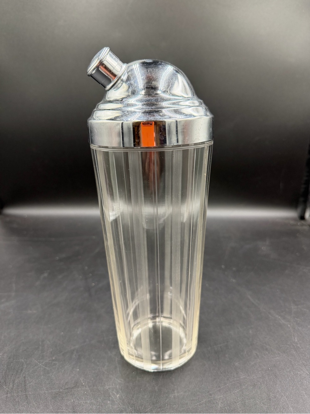 Vintage Art Deco Silver Barware Cocktail Shaker